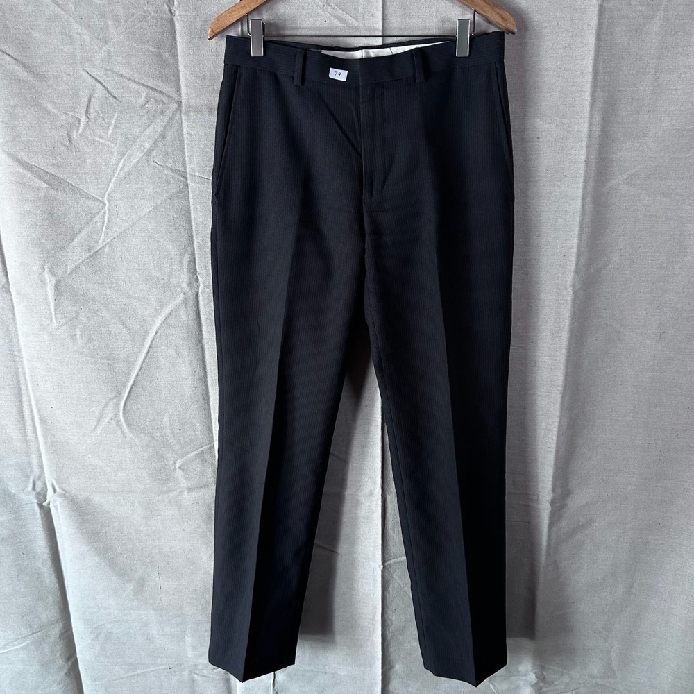 Michael Brandon Slim Fit Mens Dress Pants 32x32 Gray TPDD1145CH Flat‎ Front
